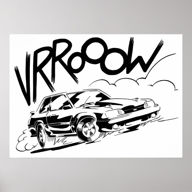 Fox Mustang poster (Front)