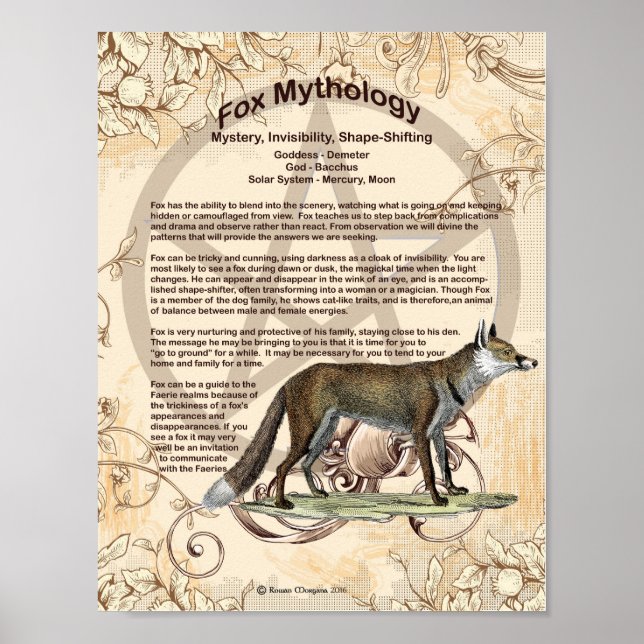 FOX MYTHOLOGY POSTER (Front)