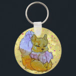 Fox named Dice Key Ring<br><div class="desc">The Lucky Charms they are a group of very lucky and cute Friends of Animals with beautiful and colorful patterns spreading luck as they go along the road of happy life journey. Hi I'm a Fox from the universe of luck and my name is Dice just like the lucky Dice...</div>