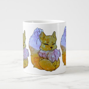Fox named Dice Large Coffee Mug