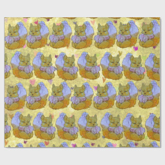Fox named Dice Wrapping Paper