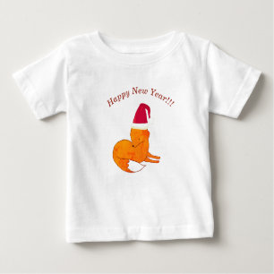 Fox New Year Custom Baby T-Shirt