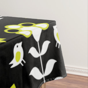 Fox Nordic Scandinavian Folk Art     Tablecloth