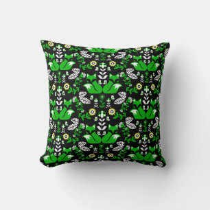 Fox Nordic Scandinavian Folk Art Tablecloth Cushion