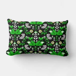 Fox Nordic Scandinavian Folk Art     Tablecloth Lumbar Cushion