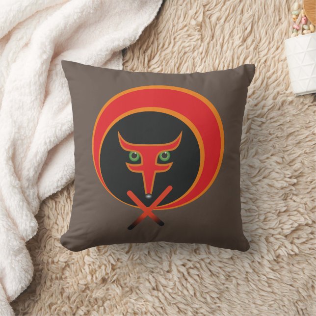 Fox of life - Red. Cushion (Blanket)
