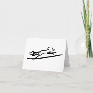 Fox on the Move Greeting Card