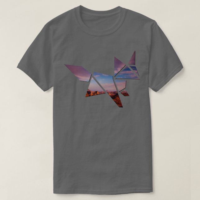 fox origami 10 T-Shirt (Design Front)