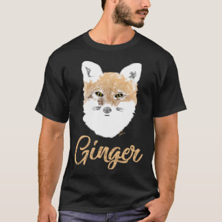 Fox Outfit   Fox Red Hair Ginger Message T-Shirt
