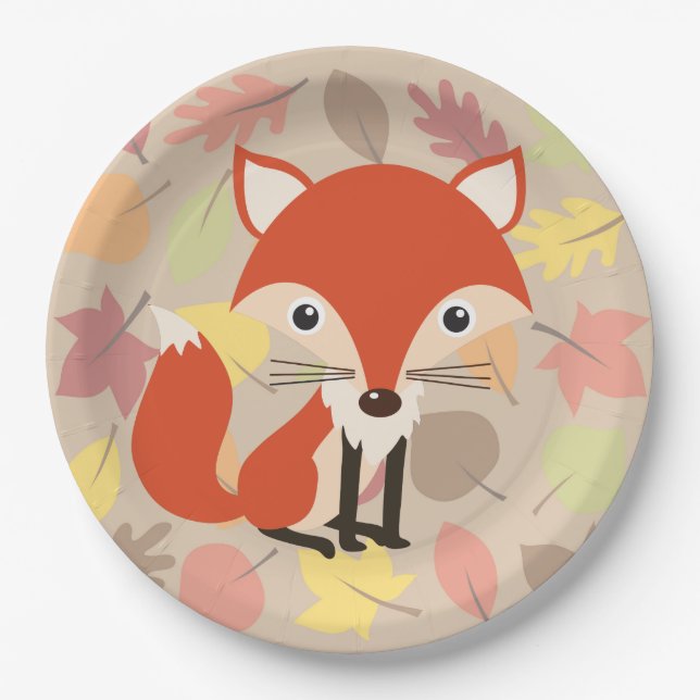 Fox Paper Plate (Front)