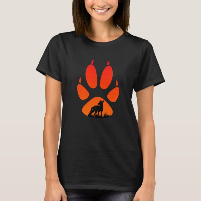 Fox paw fox hunting hunt hunter  1 T-Shirt (Front)