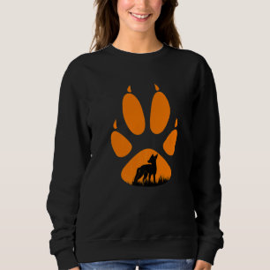 Fox paw fox hunting hunt hunter  2 sweatshirt