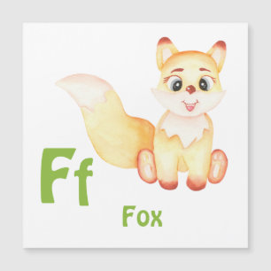 Fox personalise ABC: Letter F - Add Your Name