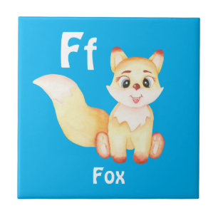 Fox personalise ABC: Letter F - Add Your Name Tile