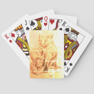 Fox playing cards