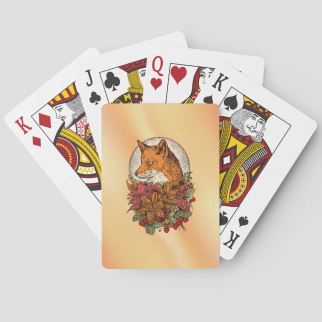 Fox Playing Cards (Back)
