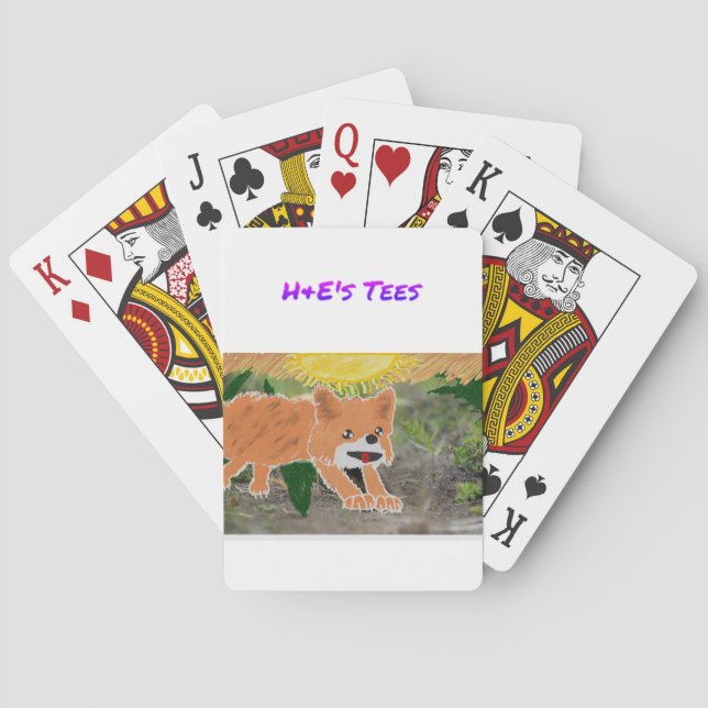 fox playing cards (Back)
