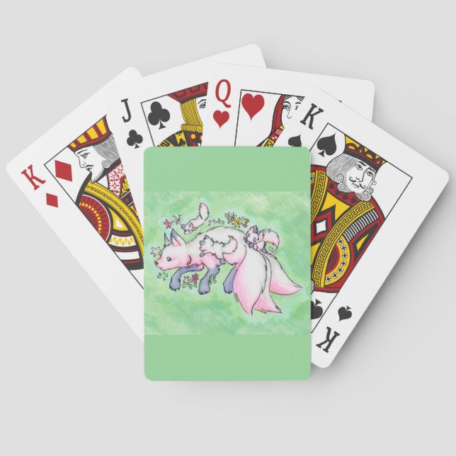 Fox   playing cards (Back)