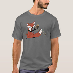 Fox Playing the Trombone T-Shirt