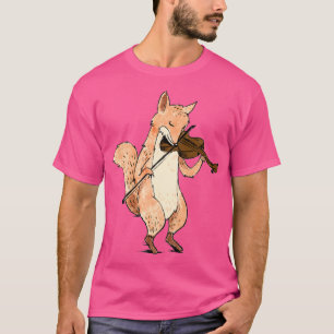 Fox Playing Violin Cute Funny Violin Player Gift S T-Shirt