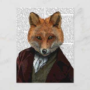Fox Portrait 2 Postcard
