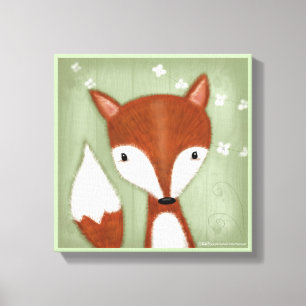 Fox Portrait Canvas Print
