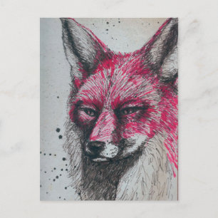 Fox Postcard