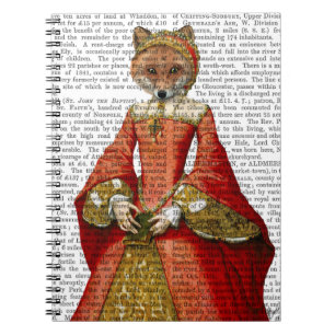 Fox Queen 2 Spiral Notebook