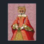 Fox Queen Postcard<br><div class="desc">Animals & Nature</div>
