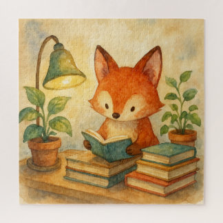 Fox Reading Nook Jigsaw Puzzle