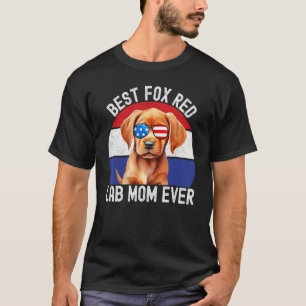 Fox Red Lab Mom Labrador Retriever Vintage Retro F T-Shirt