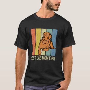 Fox Red Lab Mum Labrador Retriever Vintage Matchin T-Shirt