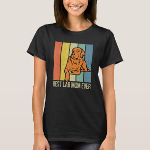 Fox Red Lab Mum Labrador Retriever Vintage Matchin T-Shirt