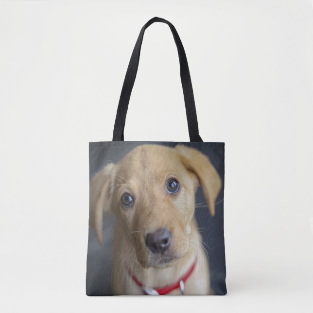 Fox Red Labrador Puppy Tote Bag (Front)