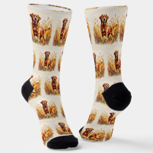 Fox Red Labrador Retriever Dog Socks