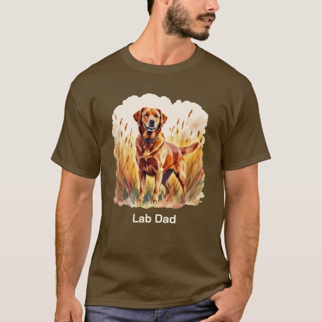 Fox Red Labrador Retriever Dog T-Shirt (Front)