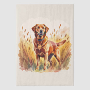 Fox Red Labrador Retriever Dog Tissue Paper