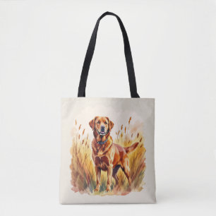Fox Red Labrador Retriever Dog Tote Bag