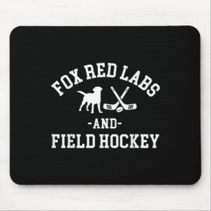 Fox Red Labs And Field Hockey Lab Dad Mom Kids Lab Mouse Pad