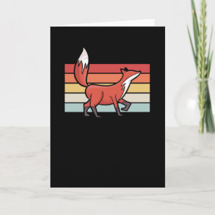 Fox Retro Vintage Card