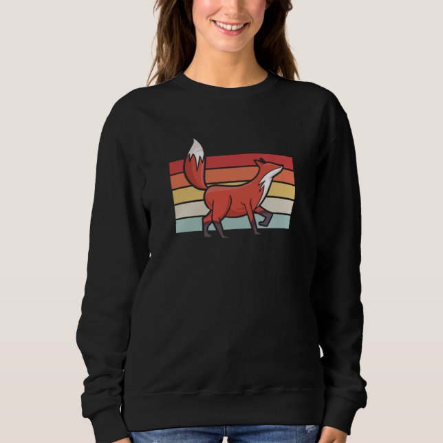 Fox Retro Vintage Sweatshirt (Front)