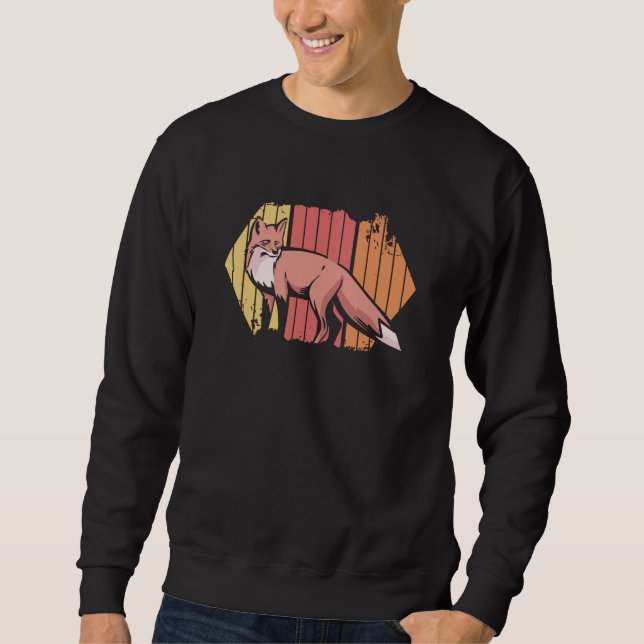 Fox Retro Vintage Sweatshirt (Front)