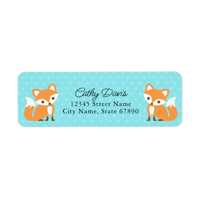 Fox Return Address Labels (Front)