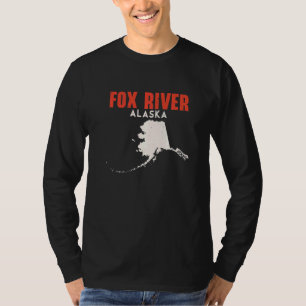 Fox River Alaska USA State America Travel Alaskan T-Shirt