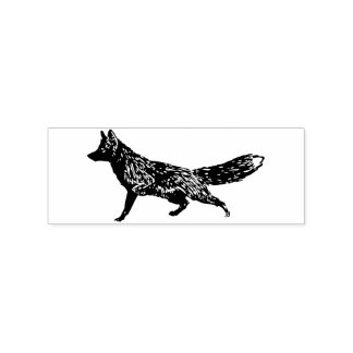 Fox Rubber Stamp