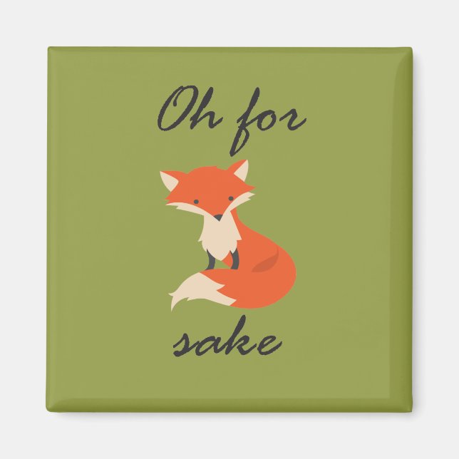 Fox Sake Magnet (Front)