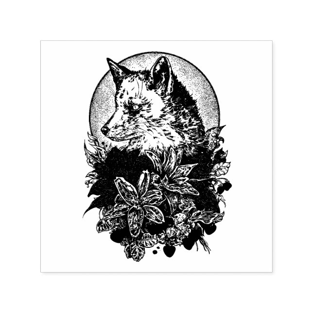 Fox Self-inking Stamp (Design)