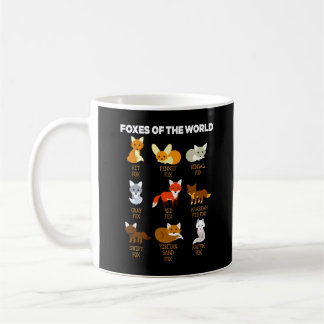 Fox Shirt Foxes Of The World Shirt Kit Fox Red Fox Coffee Mug