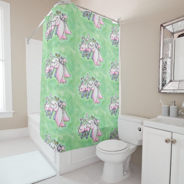 Fox Shower Curtain (In Situ)