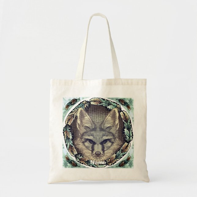 Fox Sketch  tote bag (Front)